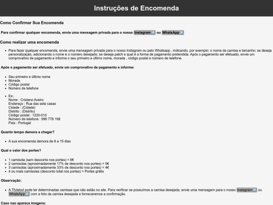 Informaçoes screenshot