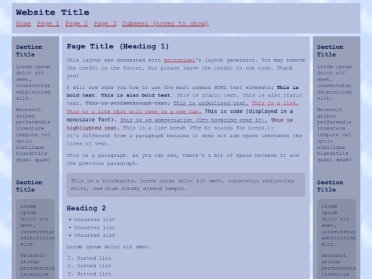 index screenshot