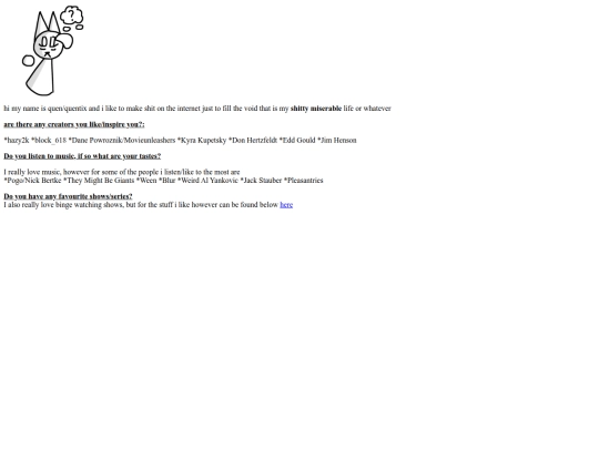 info screenshot
