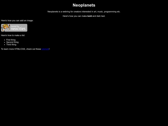 index screenshot