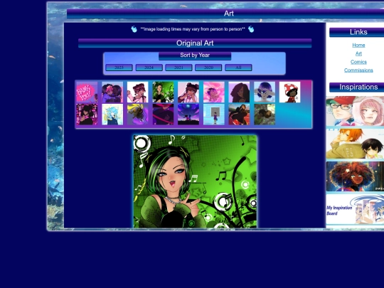 Pages/art screenshot