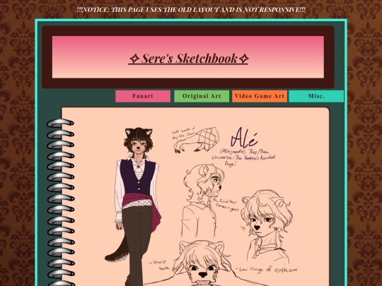Pages/sketchbook screenshot