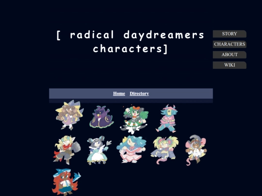 ocs/radical_characters screenshot