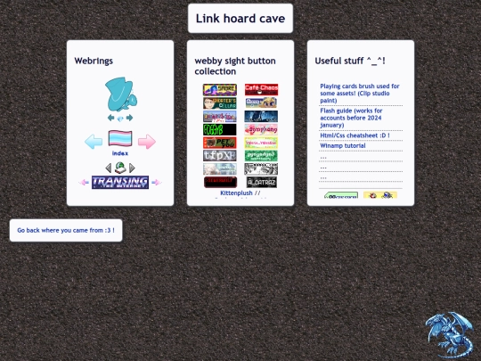 links screenshot