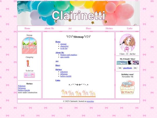 sitemap screenshot