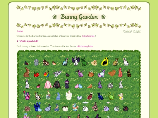 pixelclubs/bunnygarden screenshot
