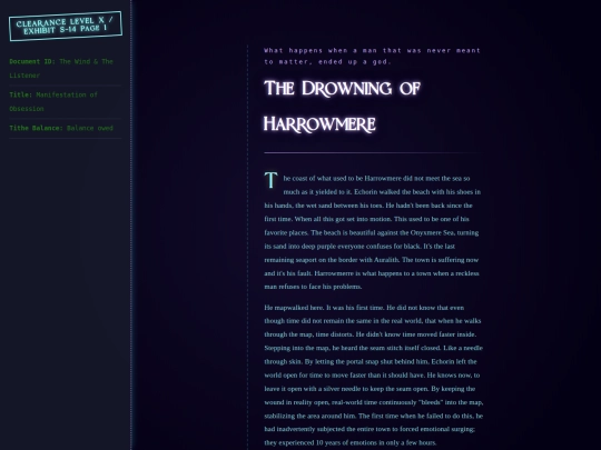 Web-Pages/Drowning-Harrowmere screenshot