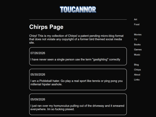 Chirps screenshot