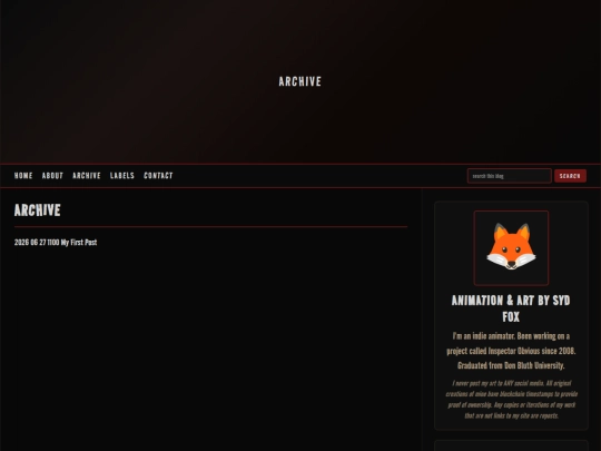 archive screenshot
