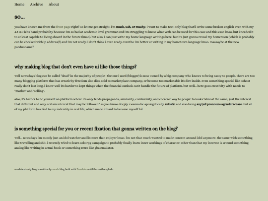 blog/about screenshot