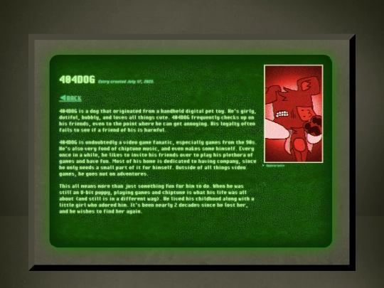 SPECIMEN/404DOG screenshot