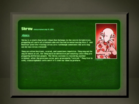SPECIMEN/SHREW screenshot