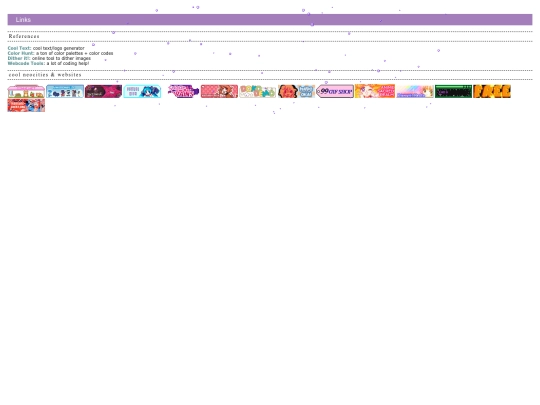 links screenshot