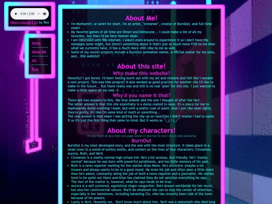aboutme screenshot