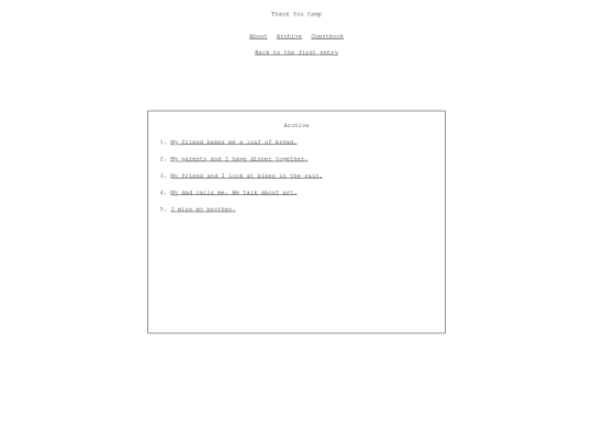 archive screenshot