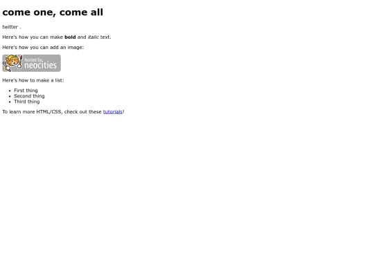 index screenshot
