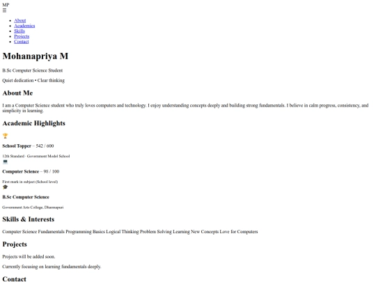 index screenshot