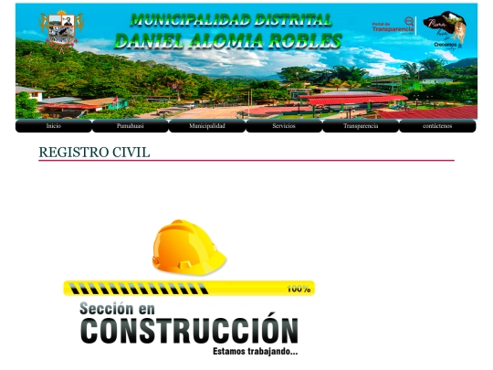 html/registrocivil screenshot