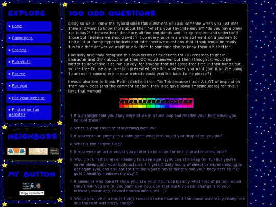 100OddQuestions screenshot