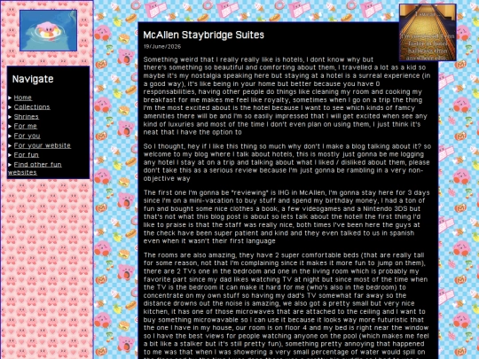 Blog/Hotels screenshot