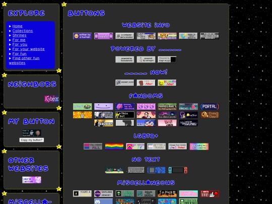 Buttons screenshot