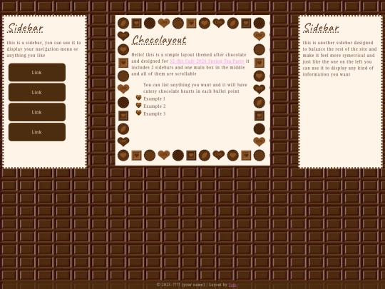 Layouts/Chocolate screenshot