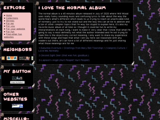 TheNormalAlbum screenshot