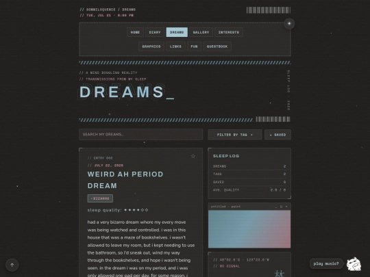 dreams screenshot