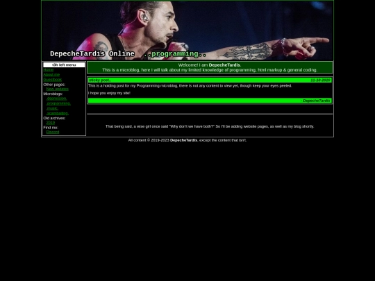 blog-programming screenshot