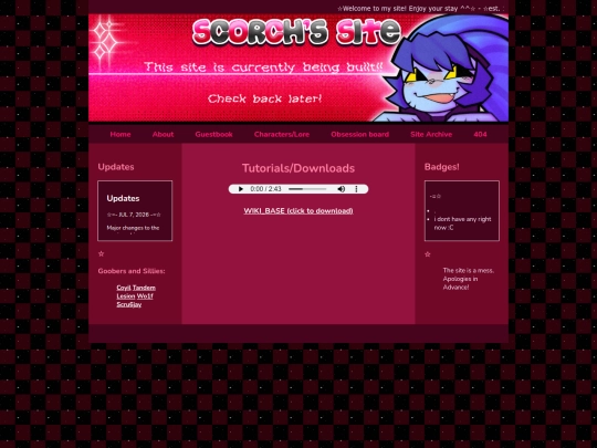 Archive/TutorialsAndDownloadables screenshot