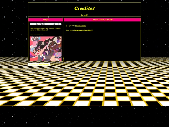 UV/Credits screenshot