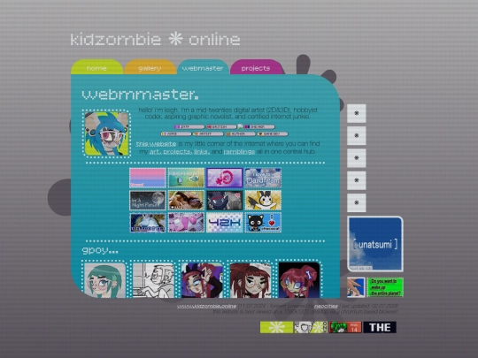 webmaster screenshot