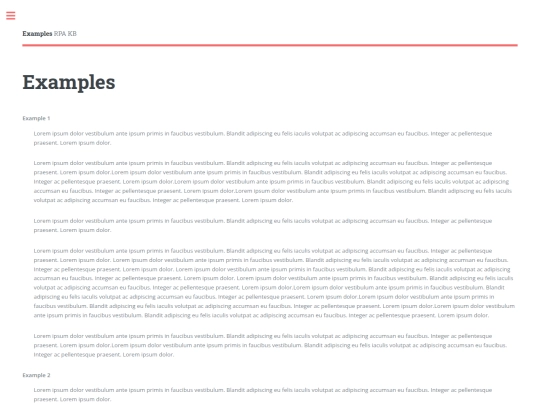 examples screenshot