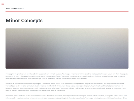 minorconcepts screenshot