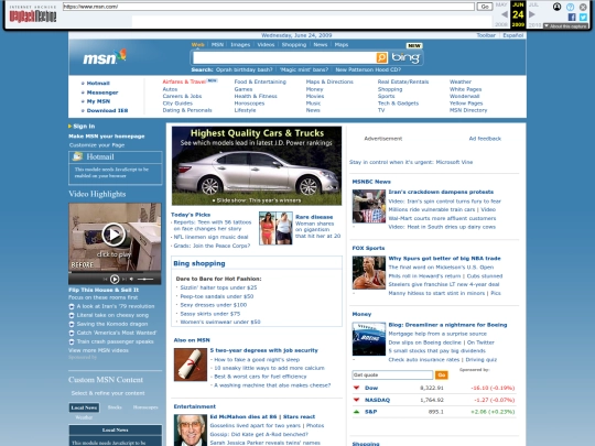 MSN_2009/MSN.com screenshot