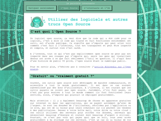 le_paisible_internaute/open_source screenshot