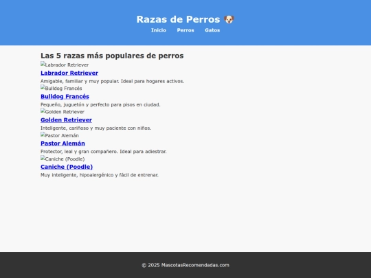 Perros.htm/perris screenshot