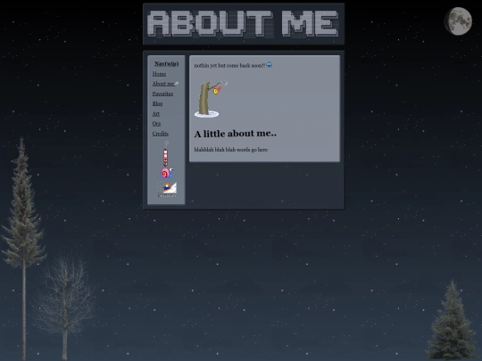 aboutme screenshot