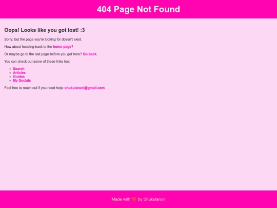 404 screenshot