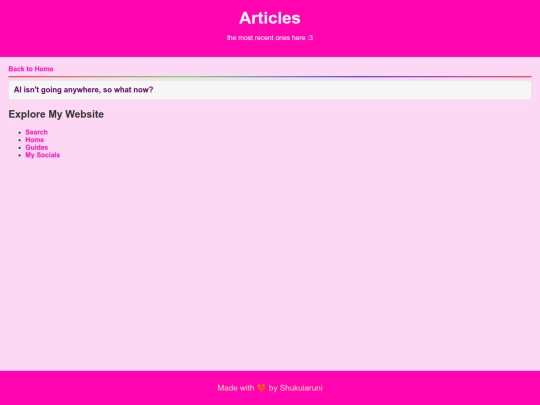 articles screenshot