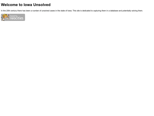 IowaUnsolved screenshot