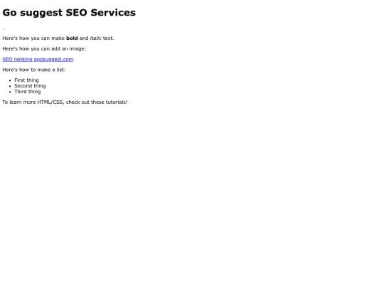 index screenshot