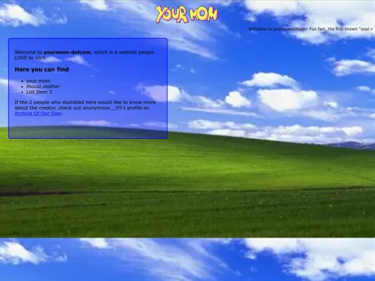 index screenshot
