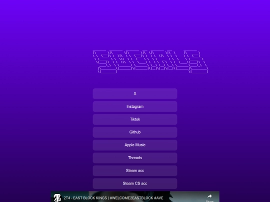 socials screenshot