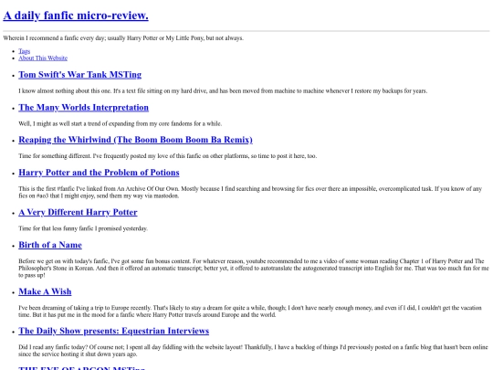 index screenshot