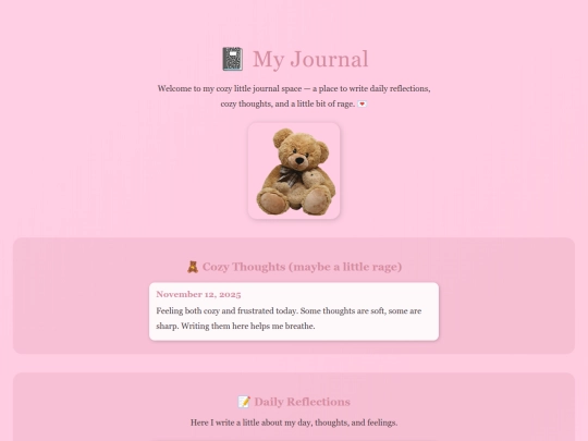 journal screenshot