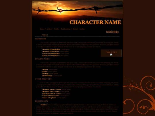 Test/relationships screenshot