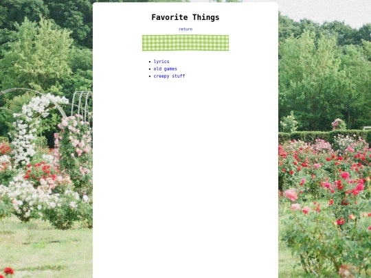 Bookmarks screenshot
