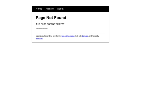 not_found screenshot