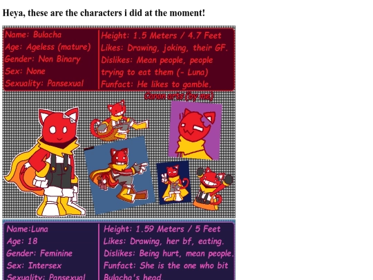 chars screenshot